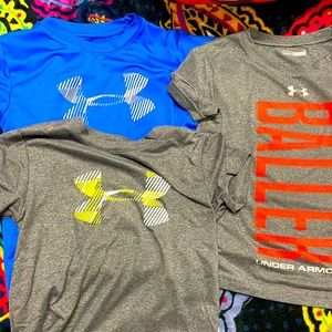 Under armour tees size 4